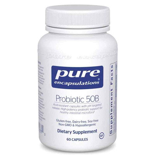Probiotic 50B, 60 Capsules, by Pure Encapsulations