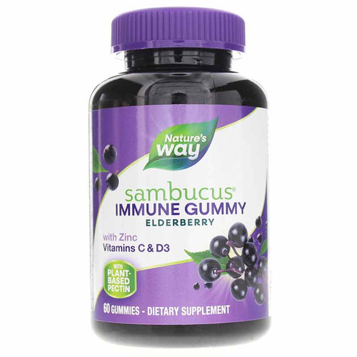 Sambucus Elderberry Gummies, 60 Gummies, by Natures Way