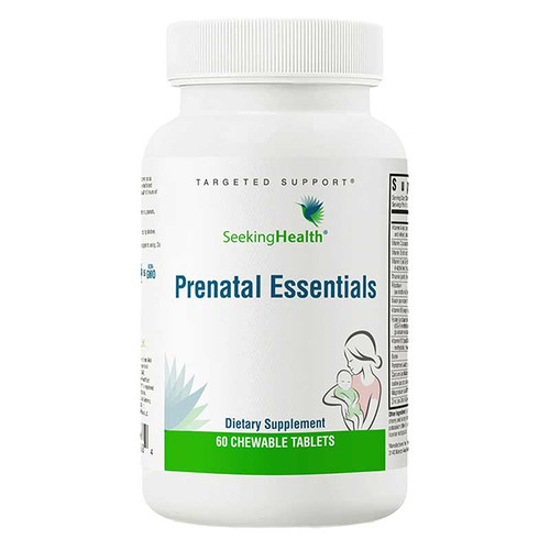 Prenatal Essentials Chewable, 60 Chewable Tablets, by Seeking Health Prenatal Essentials Chewable, 60 Chewable Tablets, by Seeking Health