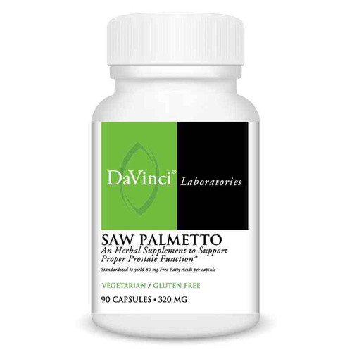 Saw Palmetto 320 Mg, 90 Veg Capsules, by DaVinci Labs