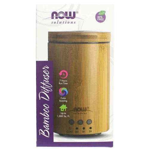 Real Bamboo Ultrasonic Oil Diffuser, 1 Piece(s), by NOW Foods