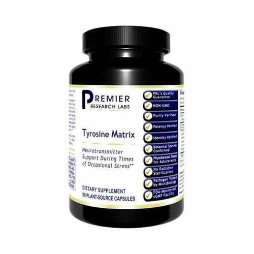 Tyrosine Matrix Neurotransmitter Support, 90 Veg Capsul, by Premier Research Labs