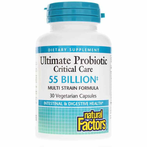 Ultimate Probiotic Critical Care 55 Billion, 30 Veg Caps, by Natural Factors