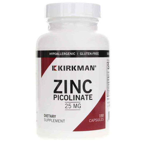 Zinc Picolinate 25 Mg, 150 Capsules, by Kirkman