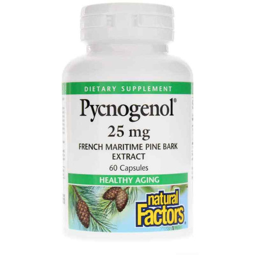 Pycnogenol 25 Mg, 60 Capsules, by Natural Factors