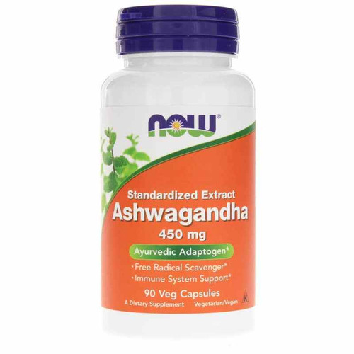 Ashwagandha Standardized Extract 450 Mg, 90 Veg Capsule, by NOW Foods