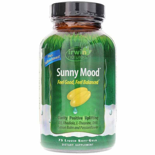 Sunny Mood, 75 Liquid Softgels, by Irwin Naturals