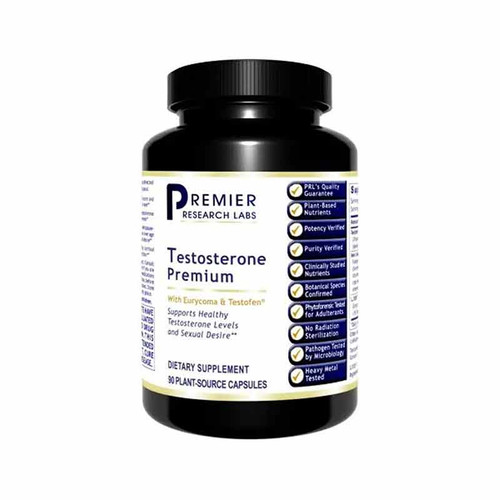 Testosterone Premium, 90 Capsules, by Premier Research Labs