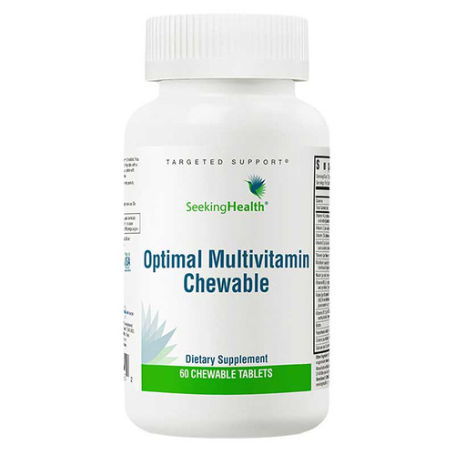 Optimal Multivitamin Chewable, 60 Chewable Tablets, by Seeking Health Optimal Multivitamin Chewable, 60 Chewable Tablets, by Seeking Health