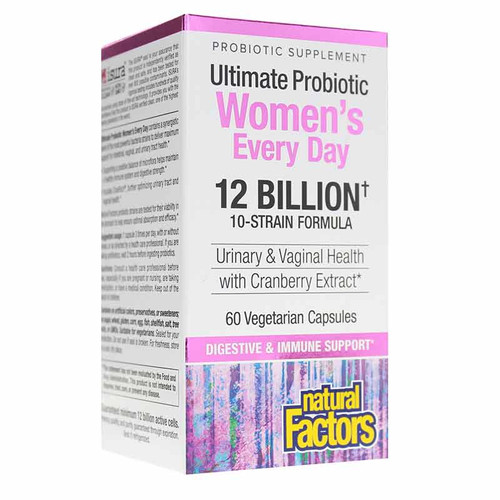 Ultimate Probiotic Women's Formula, 60 Veg Capsules, by Natural Factors
