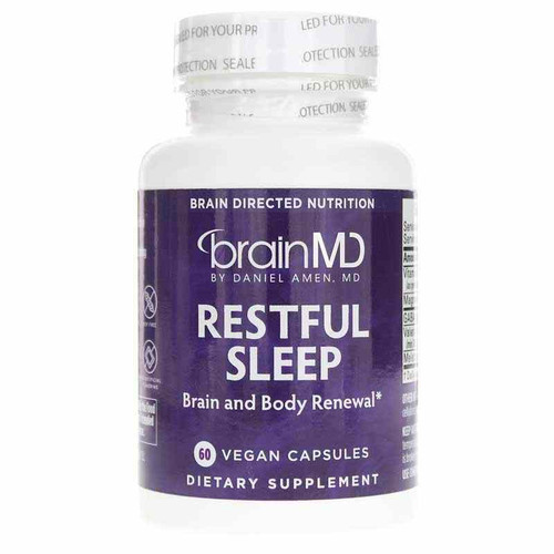 Restful Sleep, 60 Capsules, by BrainMD