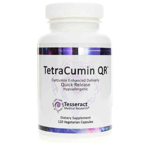 TetraCumin-QR, 120 Veg Capsules, by Tesseract Medical Research