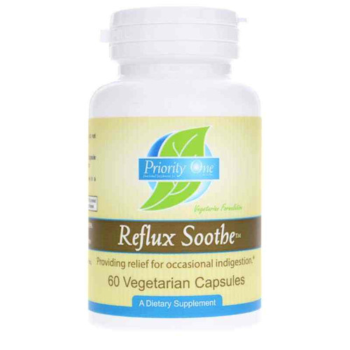 Reflux Soothe, 60 Veg Capsules, by Priority One