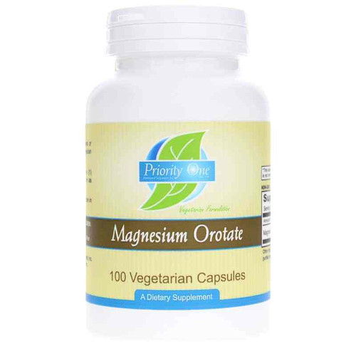 Magnesium Orotate, 100 Veg Capsules, by Priority One