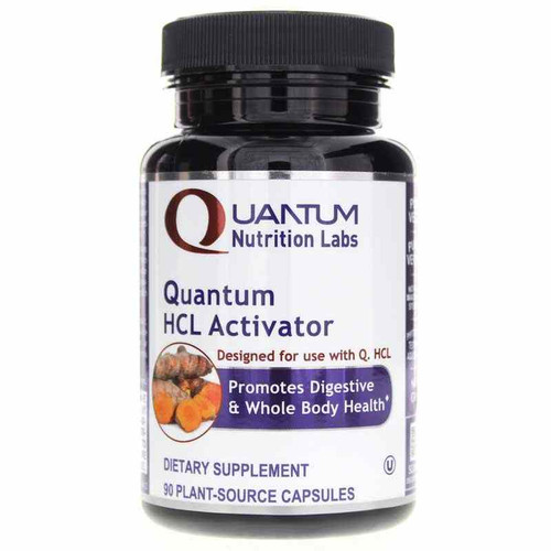 HCL Activator, 90 Veg Capsules, by Quantum Nutrition Labs