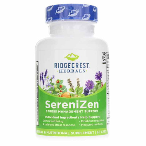 SereniZen, 60 Vegan Capsules, by Ridgecrest Herbals