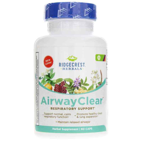 AirwayClear, 60 Vegan Capsules, by Ridgecrest Herbals