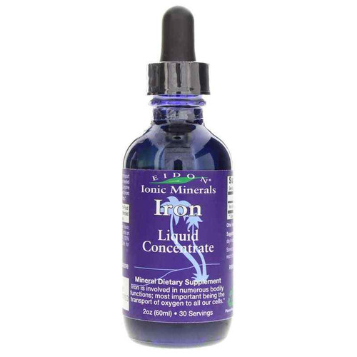 Iron Liquid Concentrate, 2 Oz, by Eidon Ionic Minerals
