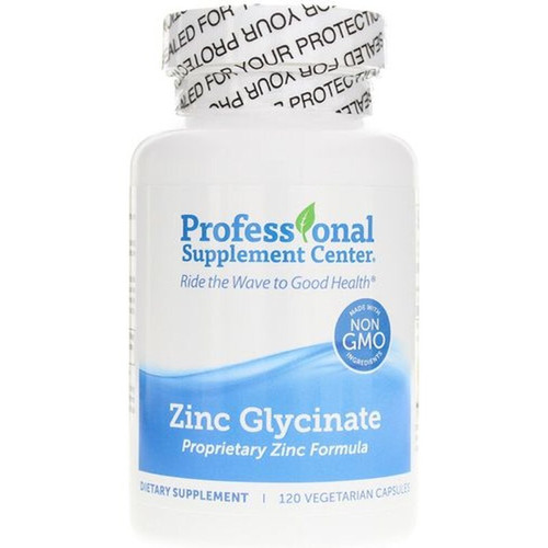 Zinc Glycinate, 120 Veg Capsules, by Professional Supplement Center