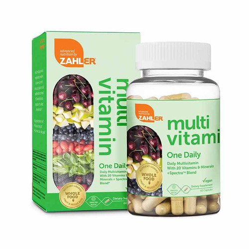 Multivitamin One Daily, 60 Capsules, by Zahler