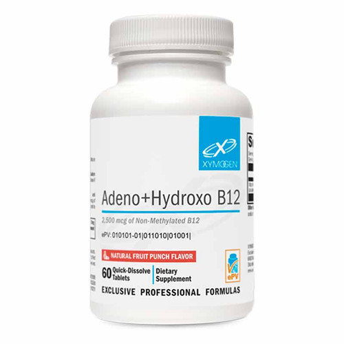 Adeno + Hydroxo B12, 60 Tablets, by Xymogen