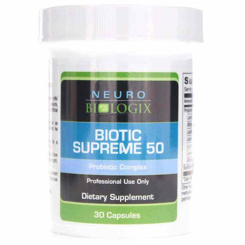 Biotic Supreme 50, 30 Capsules, by Neurobiologix