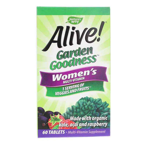 Alive Garden Goodness Women's Multi, 60 Tablets, by Natures Way