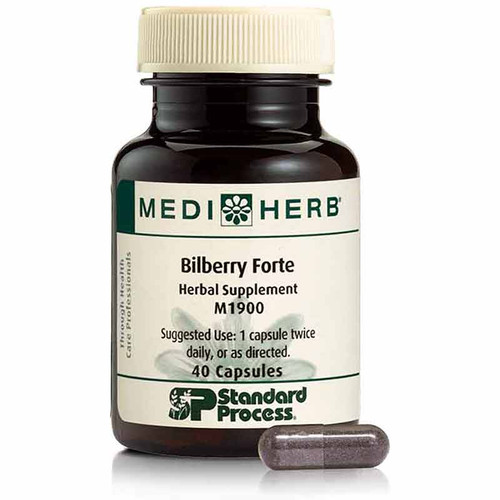 Bilberry Forte, 40 Capsules, by Standard Process