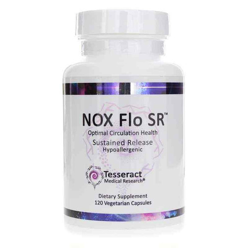 NOX Flo SR, 120 Veg Capsules, by Tesseract Medical Research