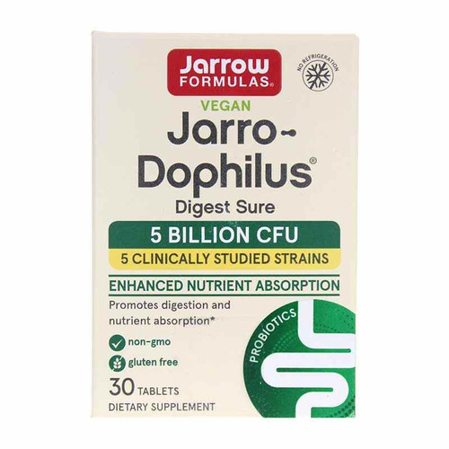 Jarro-Dophilus Digest Sure Probiotic, 30 Tablets, by Jarrow Formulas