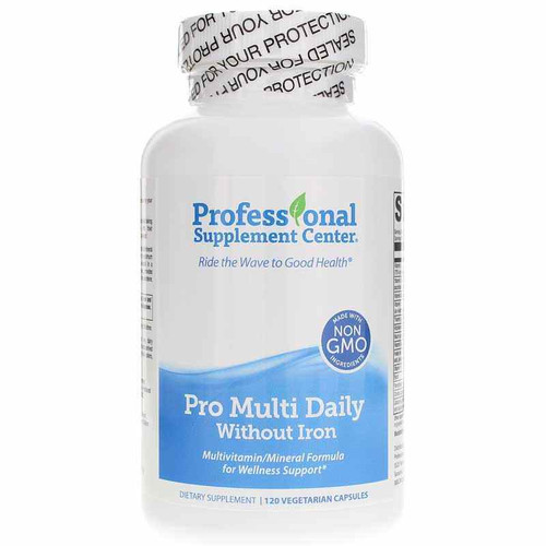 Pro Multi Daily Without Iron, 120 Veg Capsules, by Professional Supplement Center