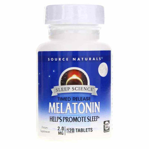 Sleep Science Melatonin 2 Mg Timed Release, by Source Naturals