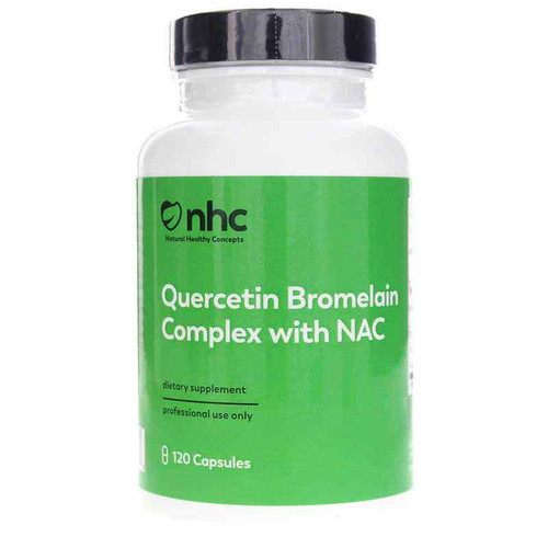Quercetin Bromelain Complex with NAC, 120 Veg Capsules, by Natural Healthy Concepts