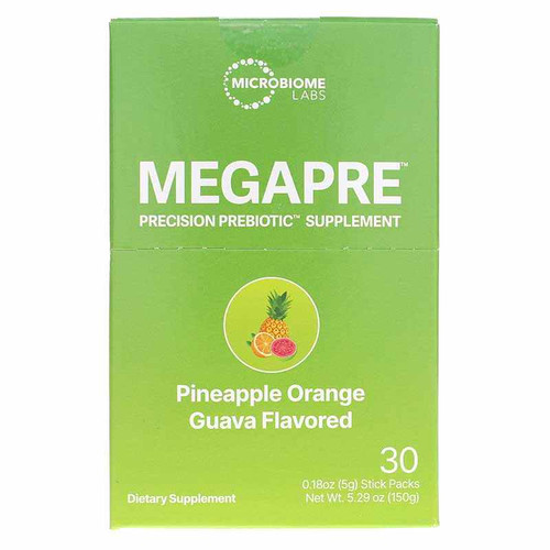 Megapre Precision Prebiotic Stick Packs, by Microbiome Labs