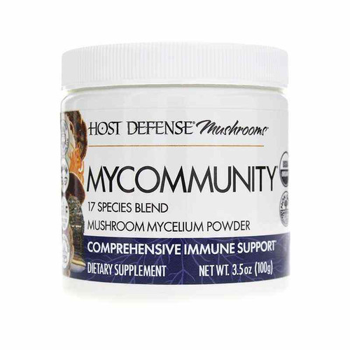 MyCommunity Mushroom Mycelium Powder, 3.5 Oz, by Host Defense