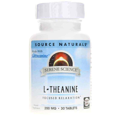 Serene Science L-Theanine 200 Mg Tablets, by Source Naturals Serene Science L-Theanine 200 Mg Tablets, by Source Naturals