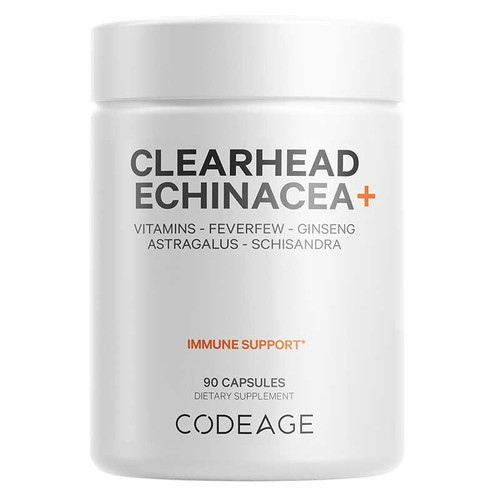 ClearHead Echinacea+, 90 Capsules, by Codeage