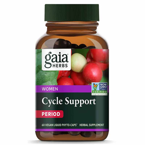 Period Cycle Support, 60 Vegan Liquid Phyto-Caps, by Gaia Herbs