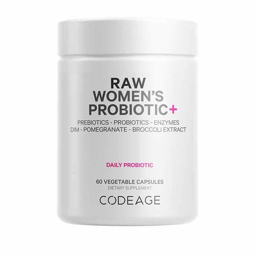 Raw Women's Probiotic+, 60 Veg Capsules, by Codeage