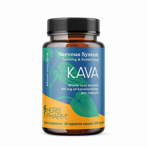 Kava, 60 Veg Capsules, by Herb Pharm
