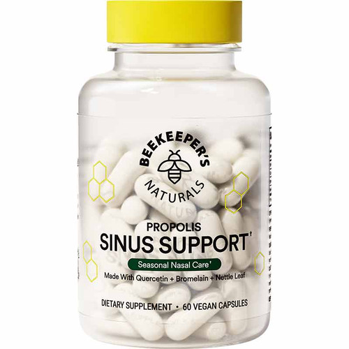 Propolis Sinus Support, 60 Vegan Capsules, by Beekeeper's Naturals Propolis Sinus Support, 60 Vegan Capsules, by Beekeeper's Naturals