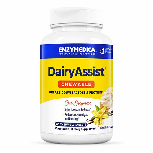 Dairy Assist Chewable, by Enzymedica