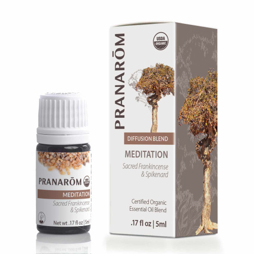 Meditation Essential Oil Diffusion Blend, .17 Oz, by Pranarom