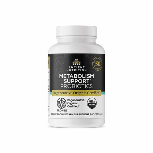 Metabolism Support Probiotics Shelf Stable, 60 Capsules, by Ancient Nutrition