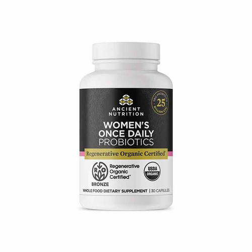 Women's Once Daily Probiotics Shelf Stable, 30 Capsules, by Ancient Nutrition