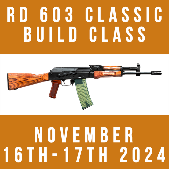 November 16-17, 2024 - RD 603 Classic Build Class - Half Deposit