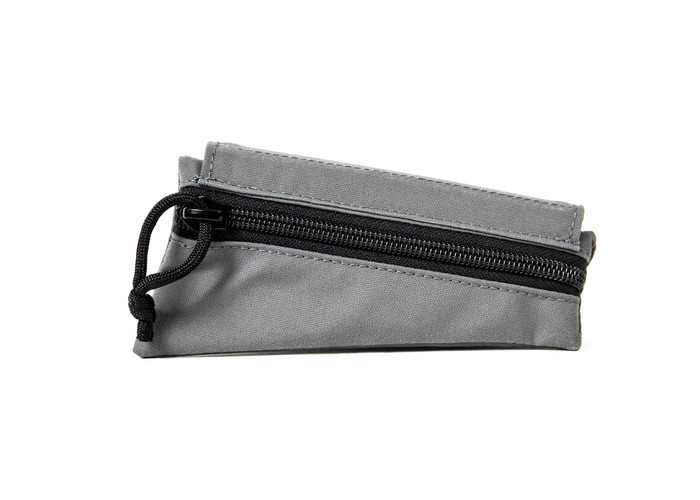 Grey Canvas Triangle Stock Pouch