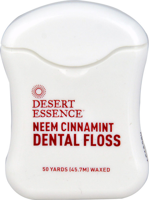 <img alt="Desert Essence Neem Cinnamint Dental Floss Waxed -- 55 Yards" title="Desert Essence Neem Cinnamint Dental Floss Waxed -- 55 Yards,718334334172"