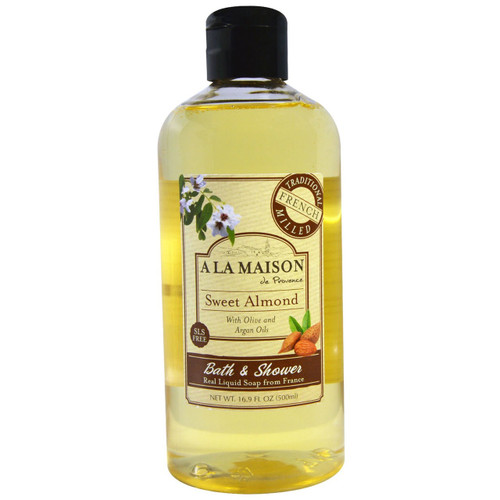 <img alt="A La Maison de Provence, Bath & Shower Liquid Soap, Sweet Almond, 16.9 fl oz (500 ml)" title="A La Maison de Provence, Bath & Shower Liquid Soap, Sweet Almond, 16.9 fl oz (500 ml),817252011506"