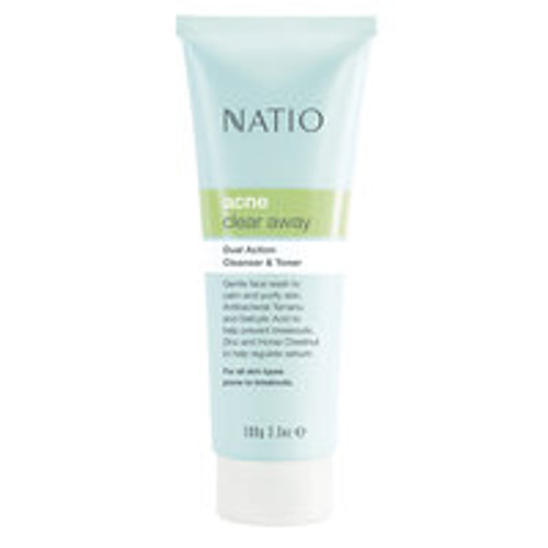 <img alt="Natio Acne Dual Action Cleanser And Toner 100g" title="Natio Acne Dual Action Cleanser And Toner 100g,9316542127954"